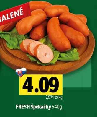 FRESH Špekačky