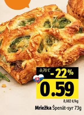 Mriežka Špenát-syr