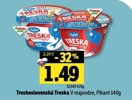 Treska V majonéze, Pikant