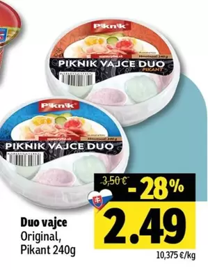 Duo vajce Original, Pikant