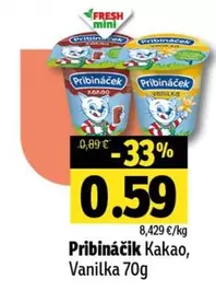 Pribináček Kakao, Vanilka