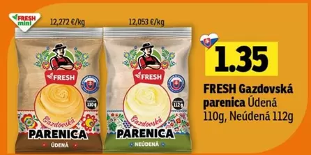 Gazdovská parenica Údená, Neúdená