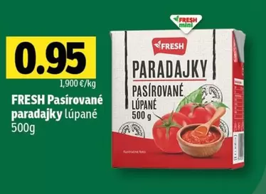 Paradajky pasírované lúpané
