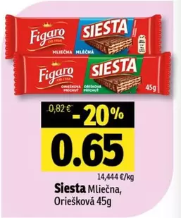 Siesta Mliečna, Oriešková