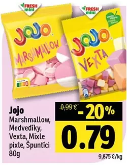 Jojo - Marshmallow, Medvědíky, Vexta, Mixle pixle, Špuntíci