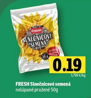 Slnečnicové semená nelúpané pražené