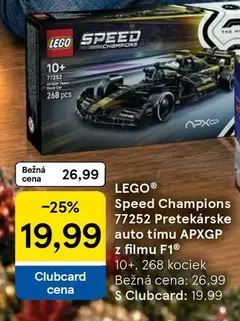 Lego - Speed Champions 77252 Pretekárske auto tímu APXGP z filmu F1