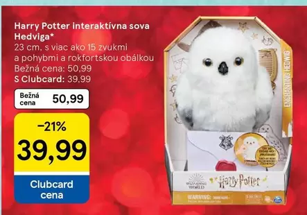 Harry Potter -  Interaktivní sova Hedviga