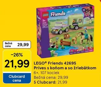 Lego - Friends 42695 Príves s koňom a so žriebätkom