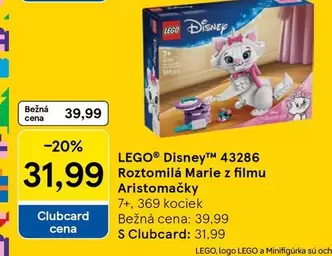 Lego - LEGO® Disney™ 43286 Roztomilá Marle z filmu Aristomačky 7+, 369 kociek