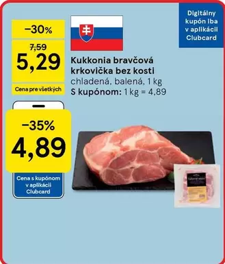 Bravčová krkovička bez kosti