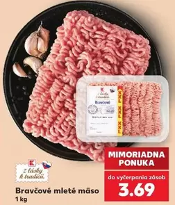 Bravčové mleté mäso