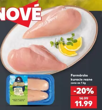 Farmárske kuracie rezne