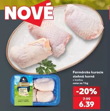 Farmárske kuracie stehná horné s kostou