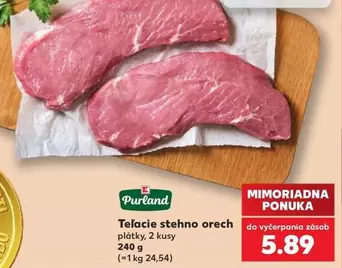 Telacie stehno orech plátky