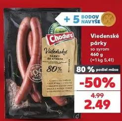 Viedenské párky so syrom