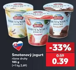 Smetanový jogurt