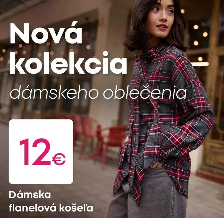 Dámska flanelová košeľa