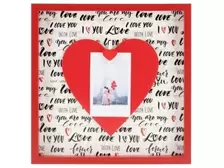 Hama 175584 rámček portrétový drevený LOVE, 21,2 x 21,2 cm