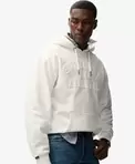 Athletic Embossed Oversized Hoodie