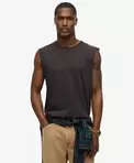 Raw Edge Slub Tank Top