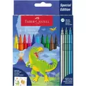 Faber-Castell: Sada fixiek s dinosaurom 10+3 ks