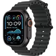 Inteligentné hodinky Apple Watch Ultra 2 GPS + Cellular 49mm čierny titán - čierny oceánsky remienok