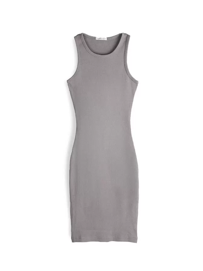 Ladies mini ribbed bodycon dress