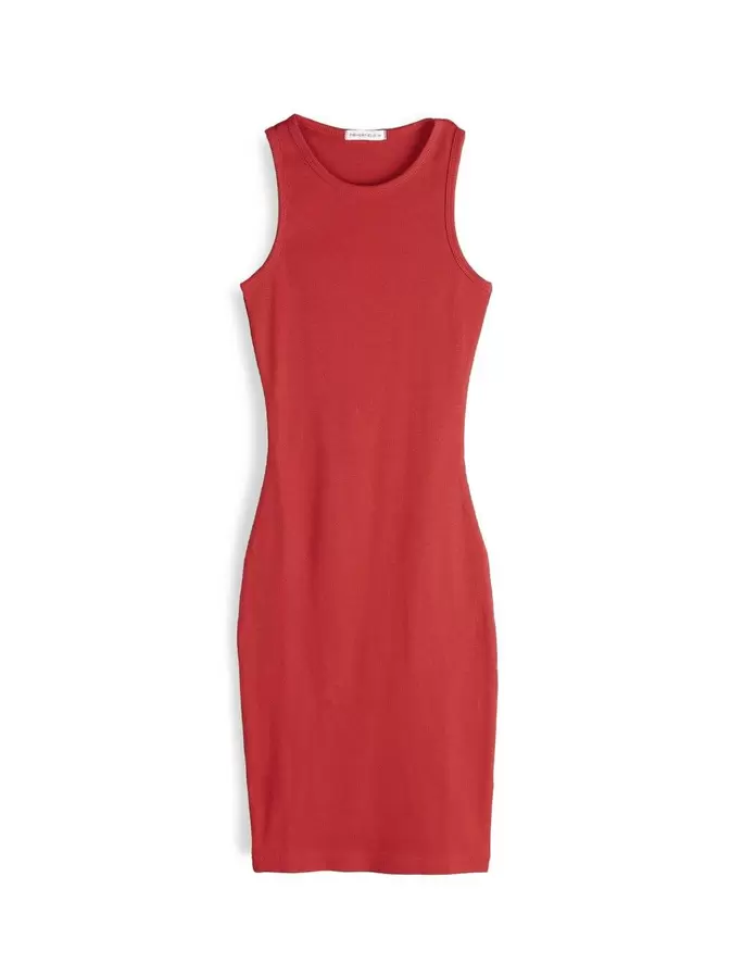 Ladies mini ribbed bodycon dress