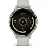 Inteligentné hodinky GarminVenu 3S - Silver / Sage Gray Silicone Band
