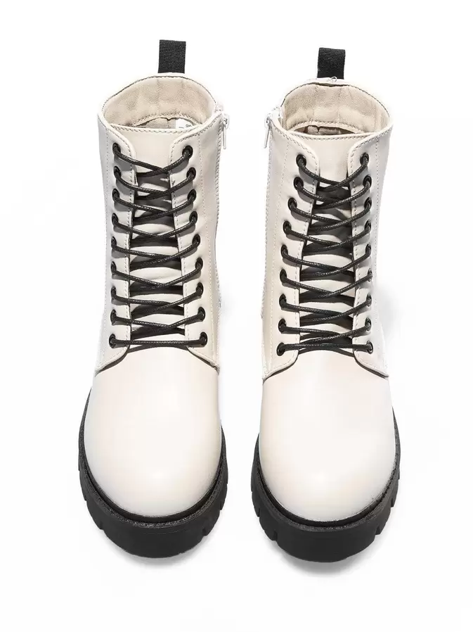 Lace up ankle boots