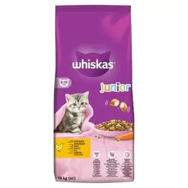 Suché krmivo pre mačky Whiskas kurča 14 kg