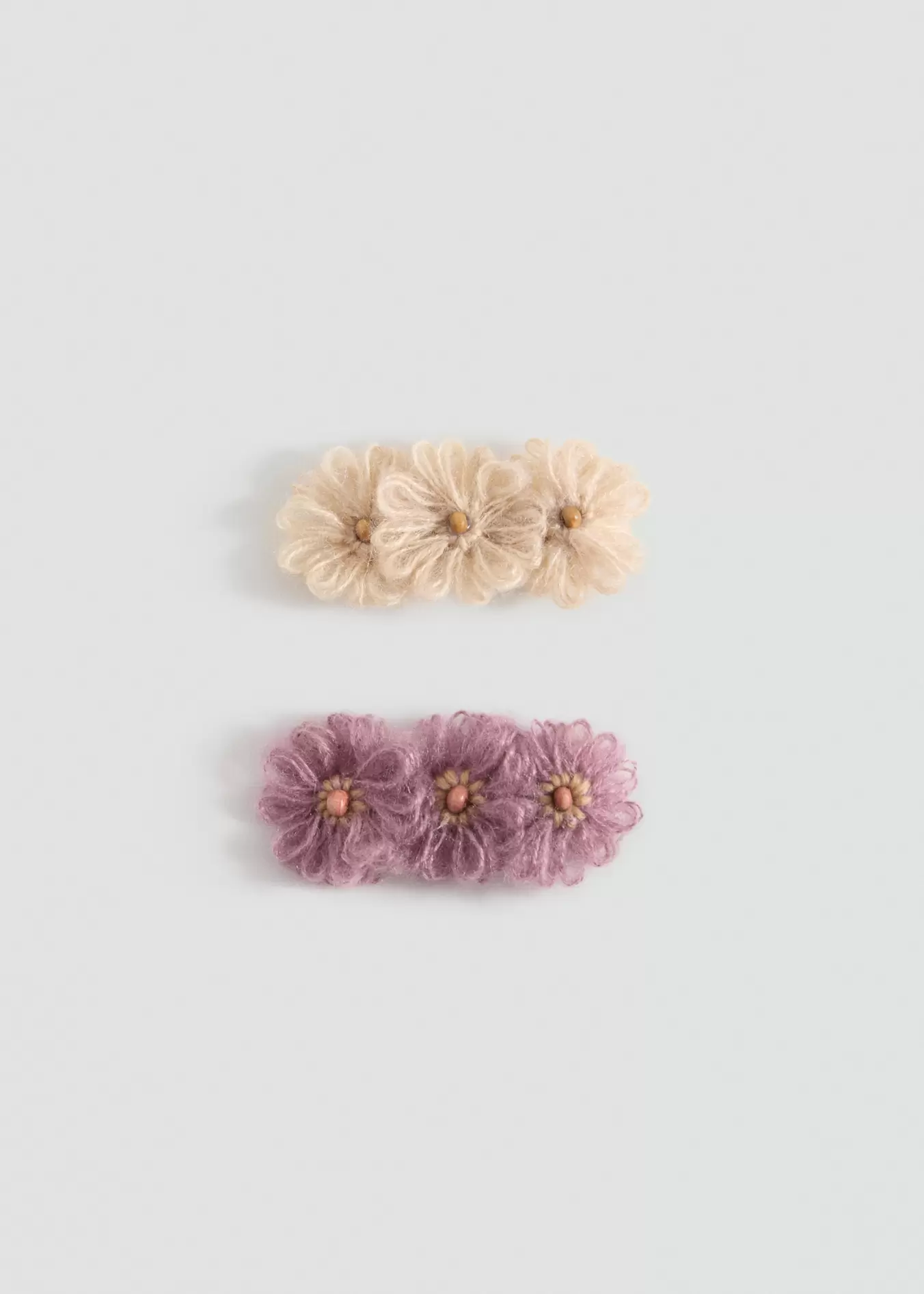 2 pack flower hairclips