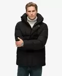 Hooded Five Baffle Sports Puffer Jacket
