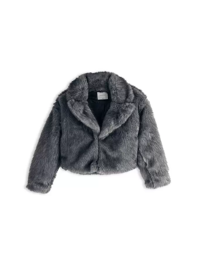 Faux fur coat
