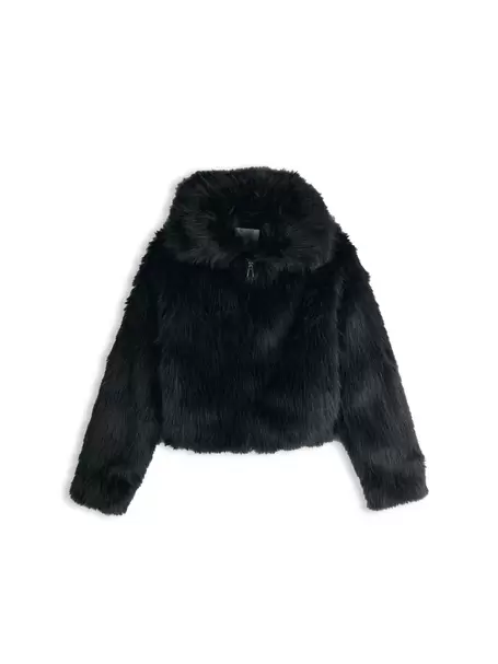 Faux fur coat