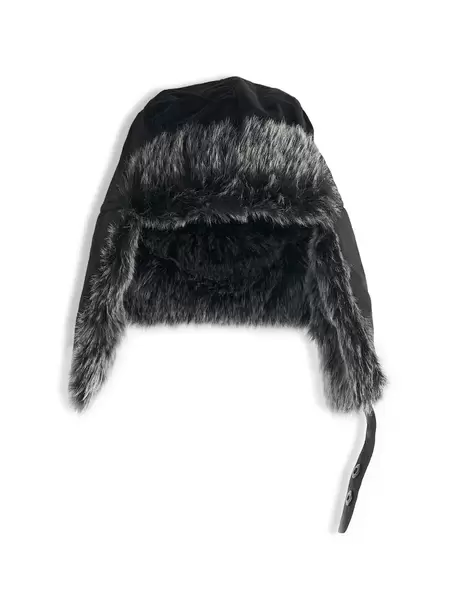 Trapper hat with faux fur