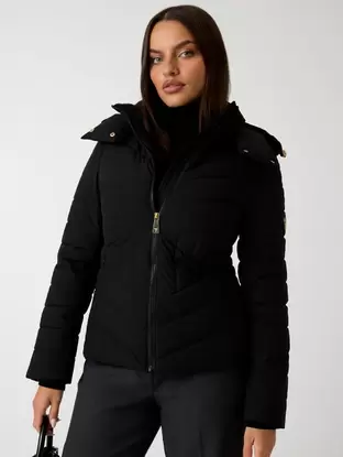Hooded puffer jacket