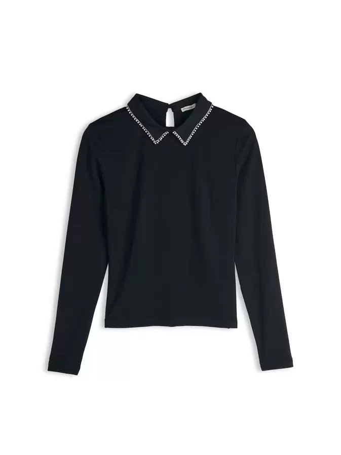 Top with decorative collar
