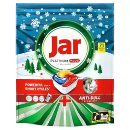 Jar Platinum Plus All In One kapsule do umývačky riadu Lemon, 71 ks