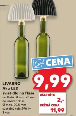 LIVARNO Aku LED svetidlo na flaše
