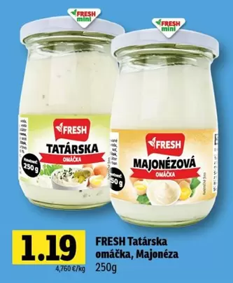 Tatárská omáčka, Majonézová omáčka