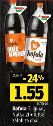 Kofola Original, Nulka