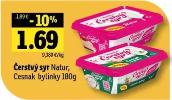 Čerstvý syr Natur, Cesnak bylinky