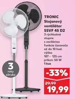 Stojanový ventilátor SSVF 45 D2