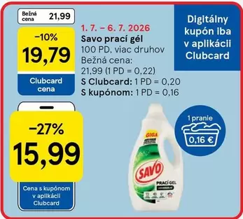 prací gél