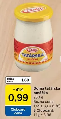 tatarska omáčka
