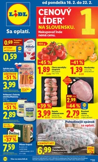 Katalóg Lidl v Bratislava | Platný od 16. 02. 2026 | 2026-02-16T00:00:00.000Z - 2026-02-22T00:00:00.000Z