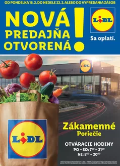 Katalóg Lidl v Bratislava | Ponuka platná od 16. 02. 2026 | 2026-02-16T00:00:00.000Z - 2026-02-22T00:00:00.000Z
