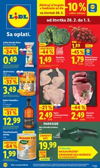 Katalóg Lidl v Bardejov | Platný od 26. 02. 2026 | 2026-02-26T00:00:00.000Z - 2026-03-01T00:00:00.000Z